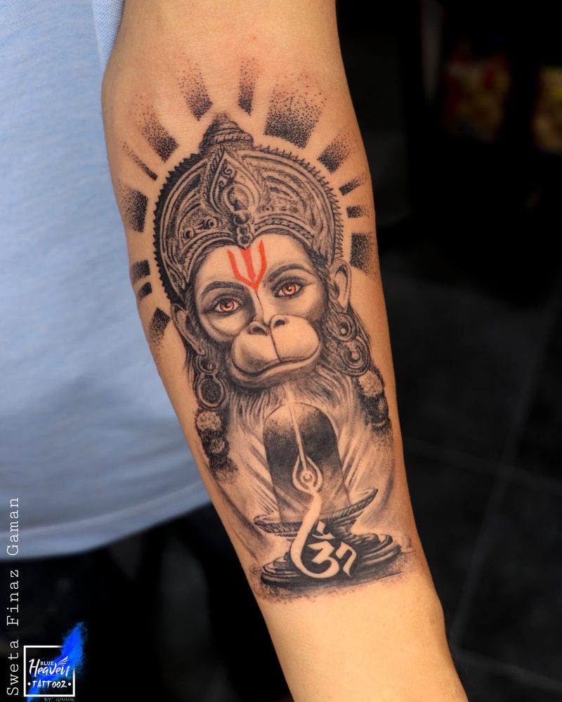 Lord Hanuman tattoo