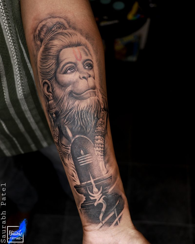 Lord Hanuman tattoo