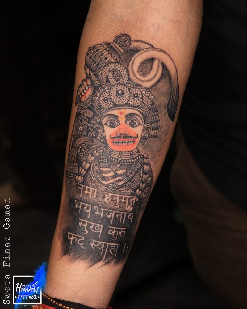 Lord Hanuman tattoo